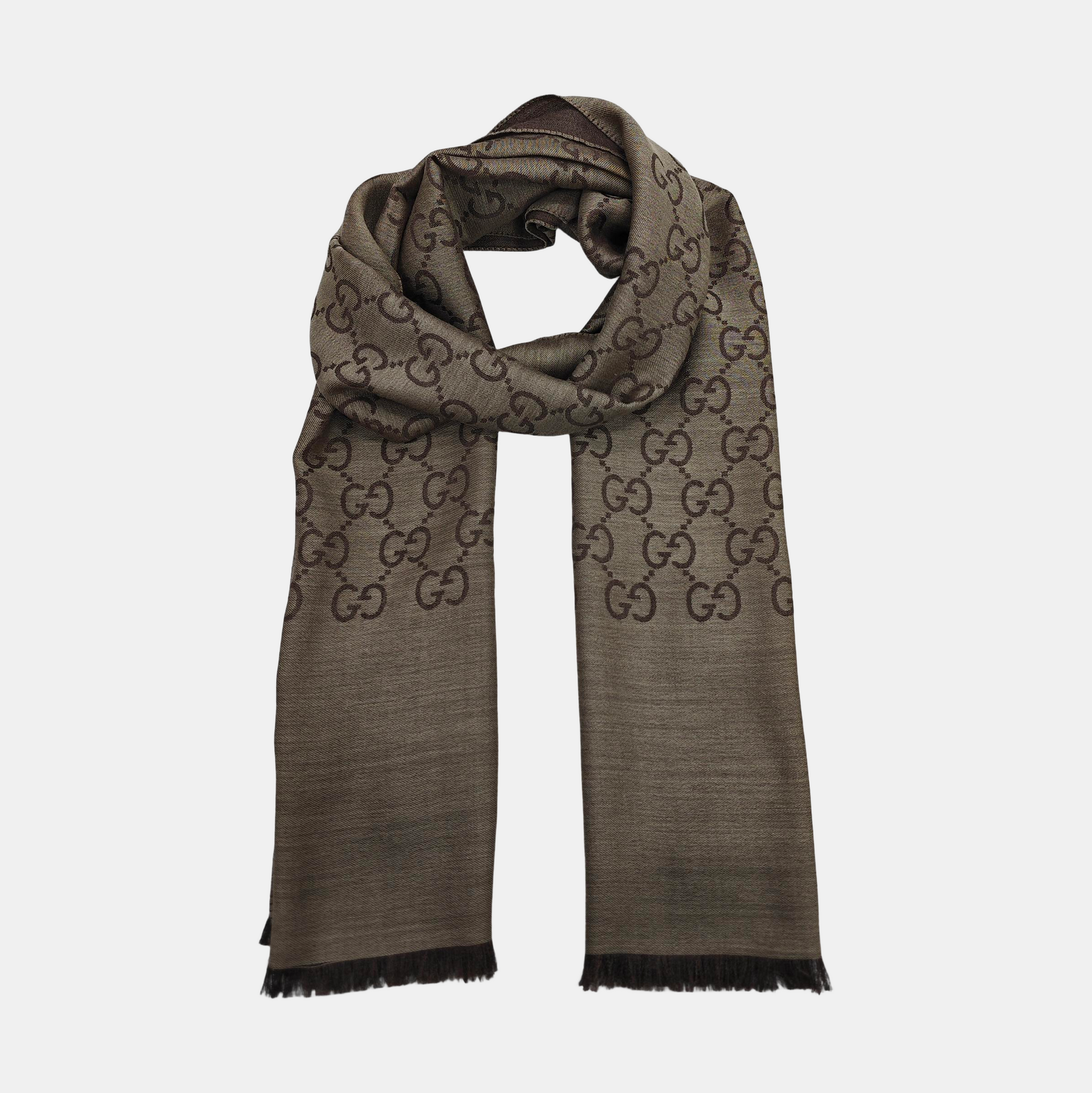 Wool Scarf Brown