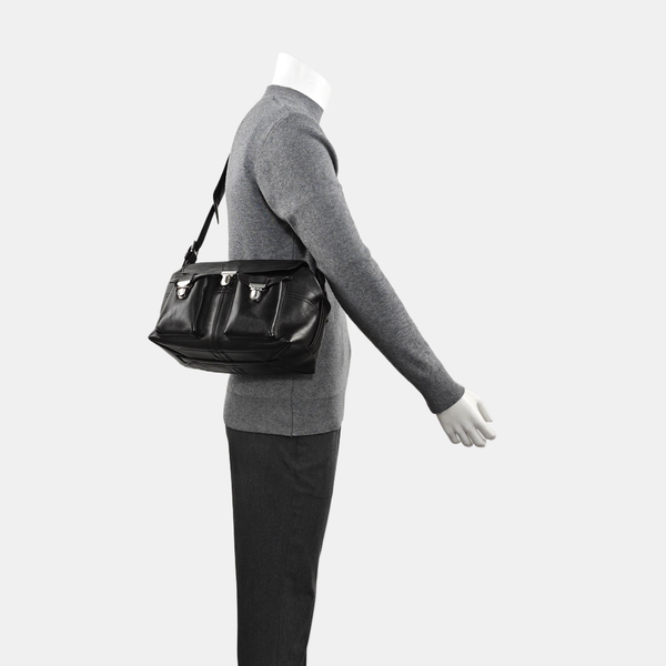 Calfskin Shoulder Bag Brown