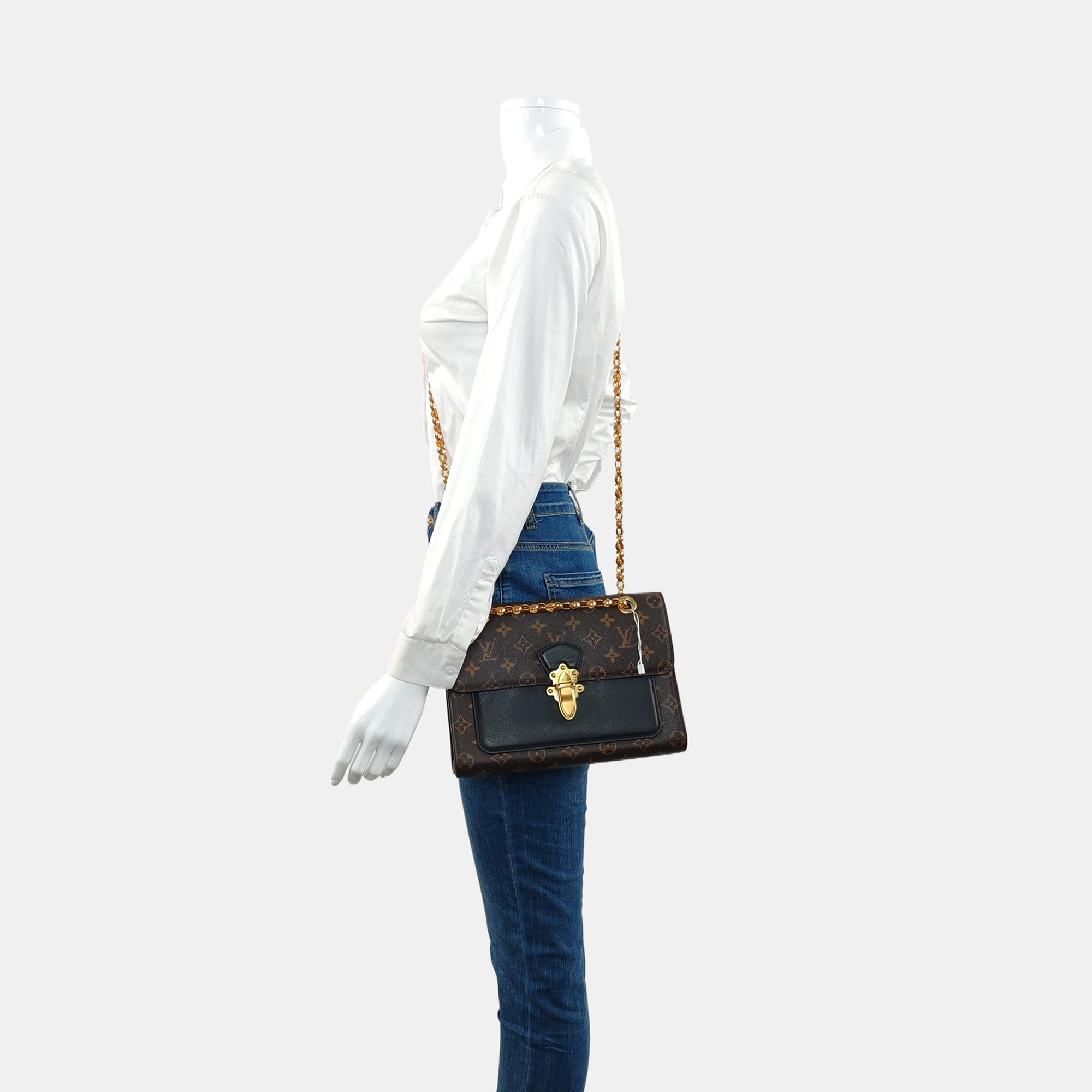 VICTOIRE Monogram Coated Canvas Brown