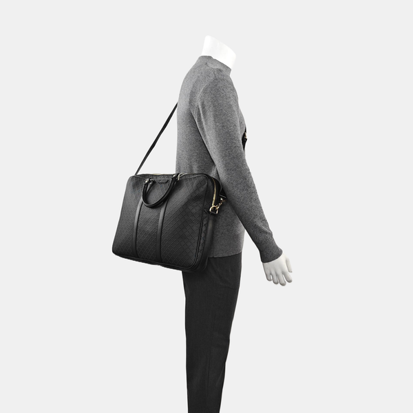 Calfskin Shoulder Bag Black