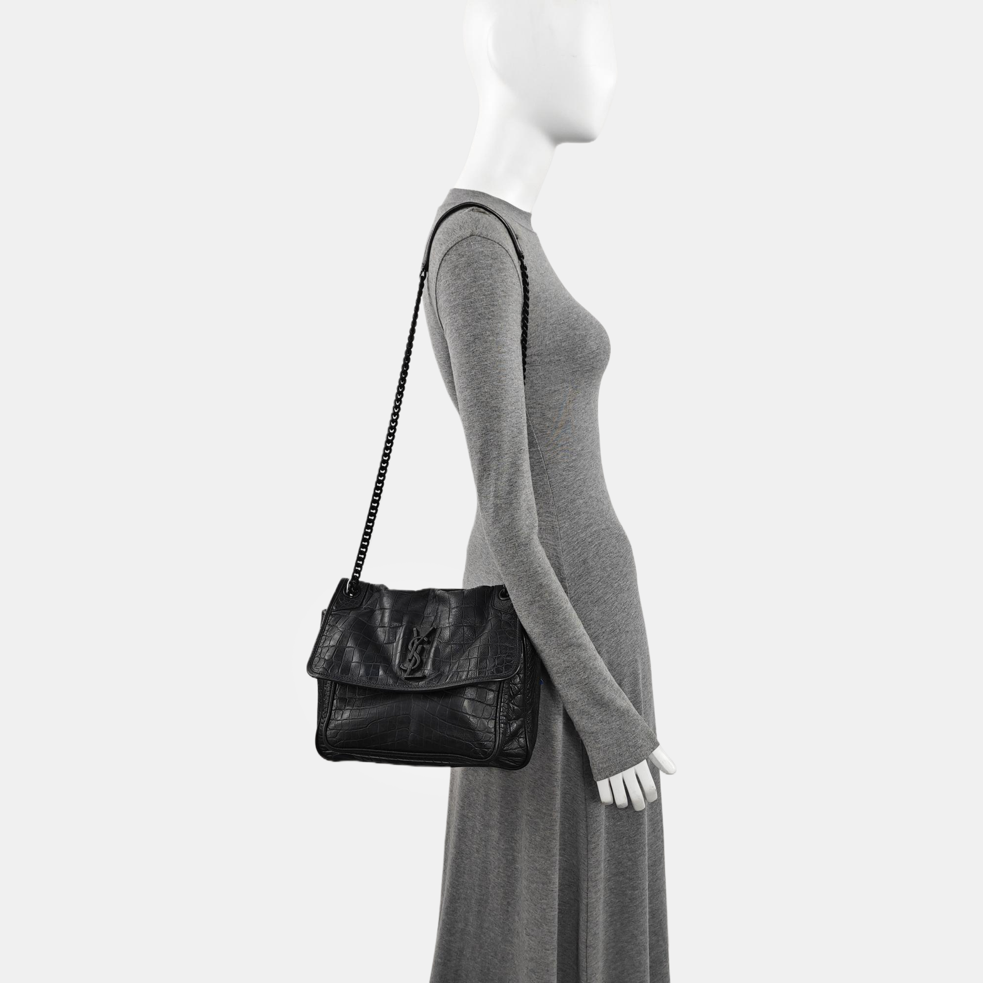 NIKI Medium Calfskin Black