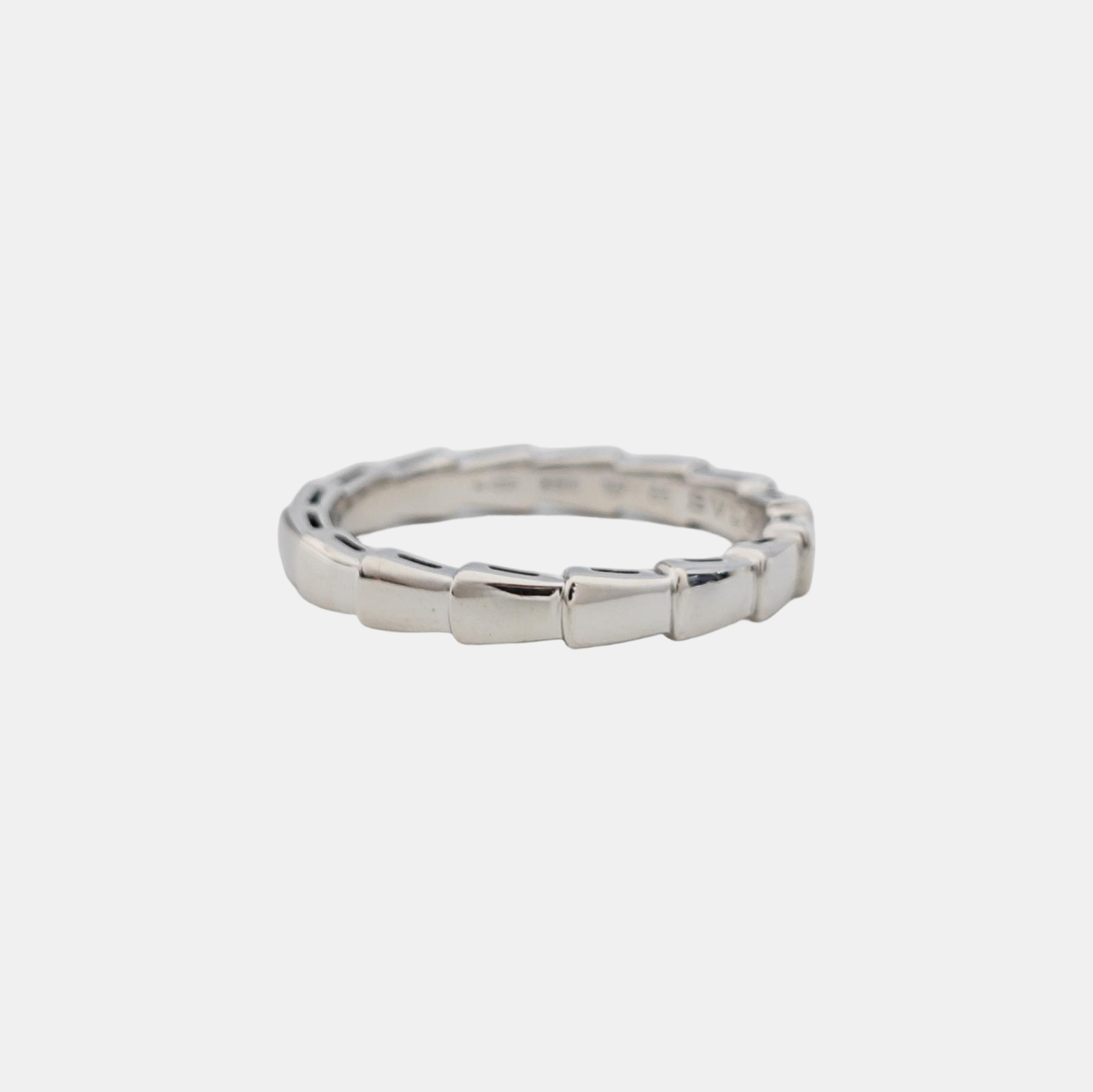 SERPENTI 18k White Gold Silver Ring EU 65