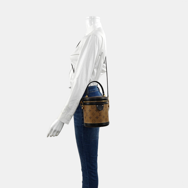 CANNES PM Monogram Coated Canvas Brown