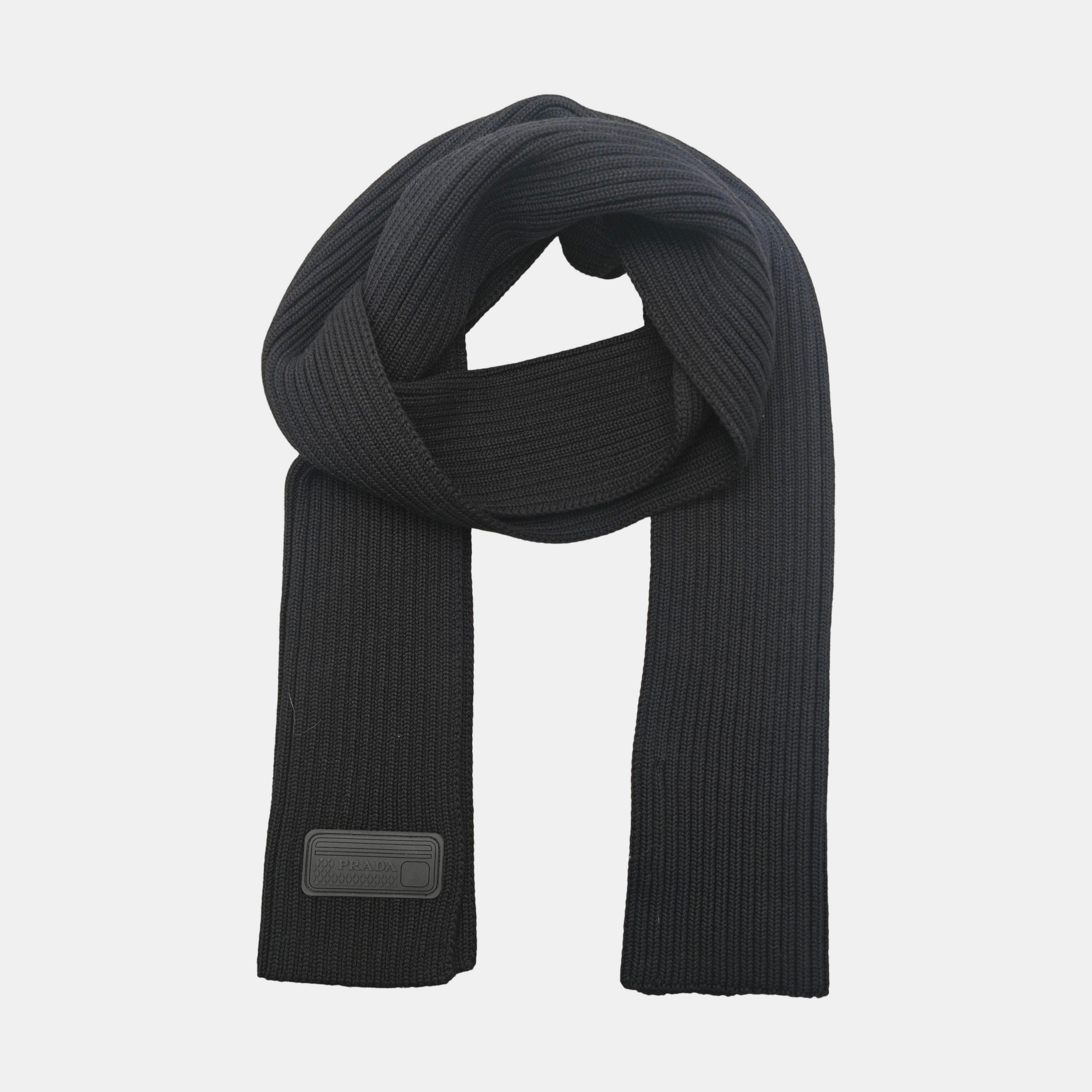 Wool Scarf Black