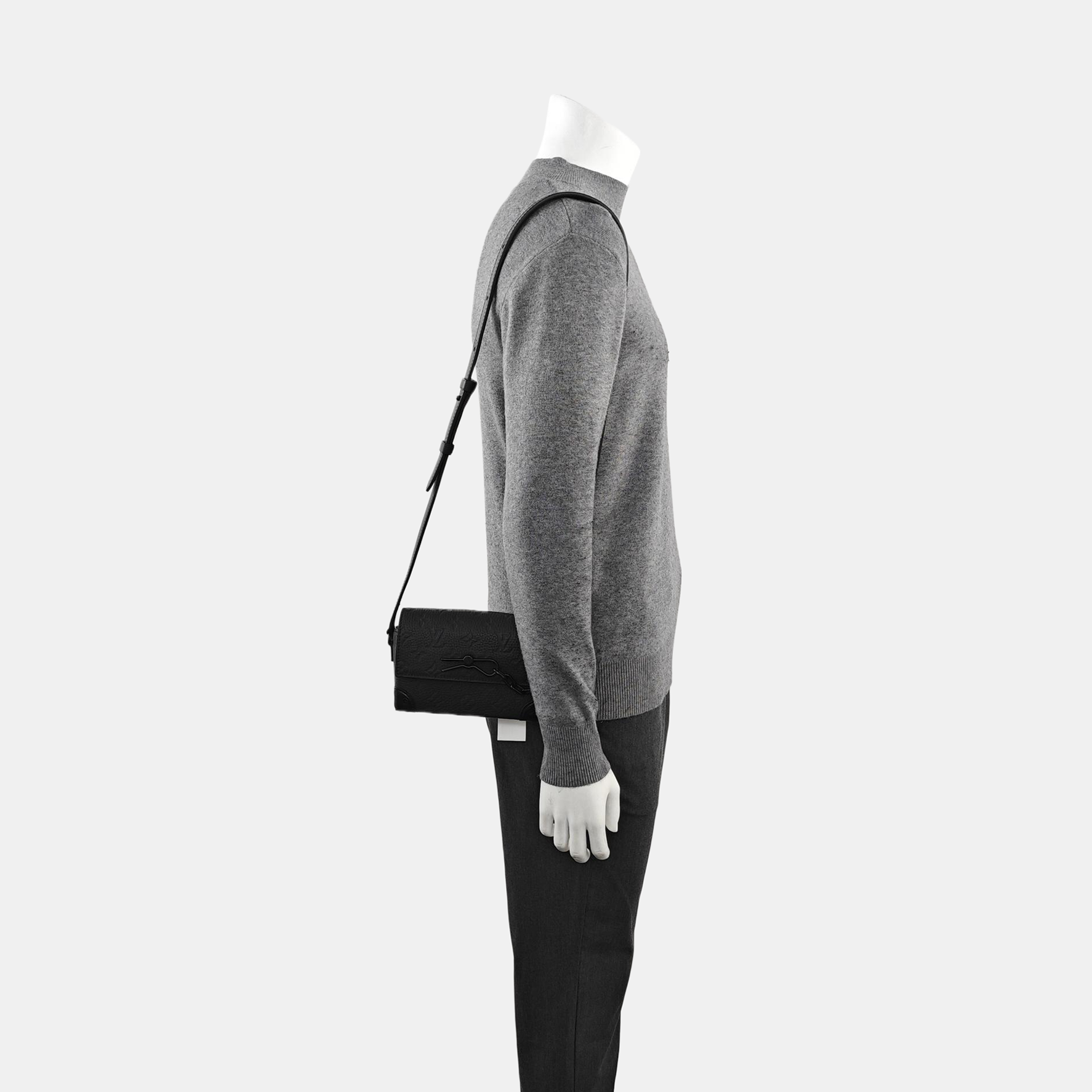 SOFT TRUNK Mini Monogram Calfskin Black