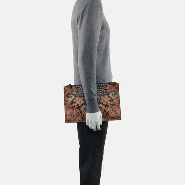 Calfskin Clutch Multicolor
