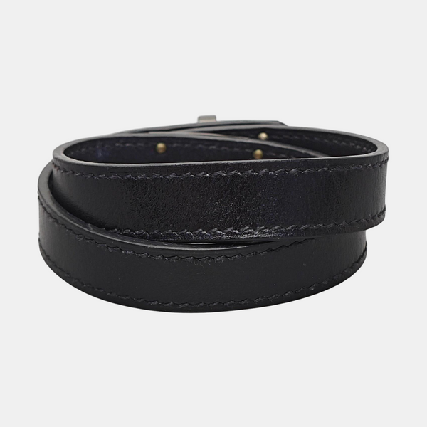 Kelly Metal Black Bangle