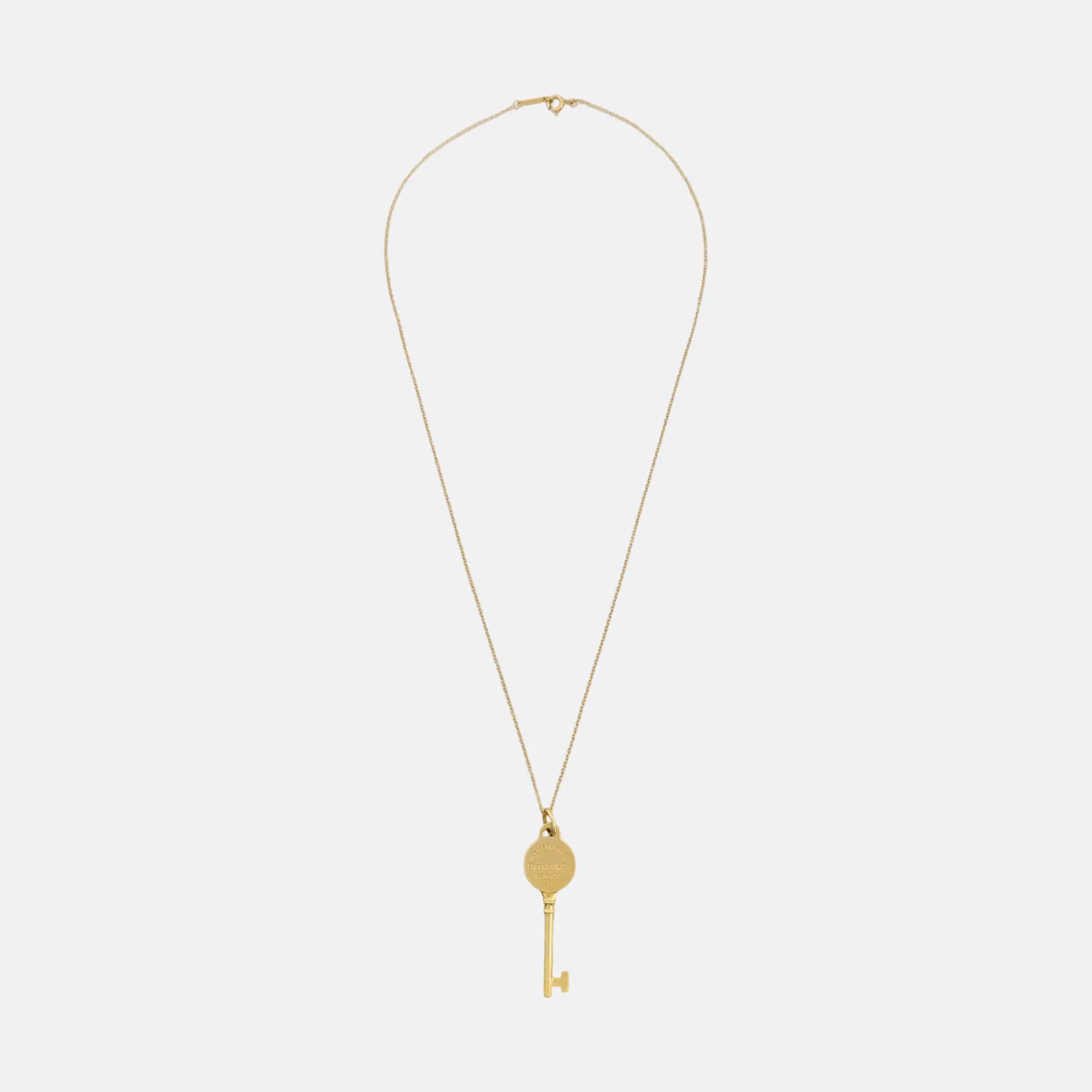 Tiffany Keys 18k Gold Necklace