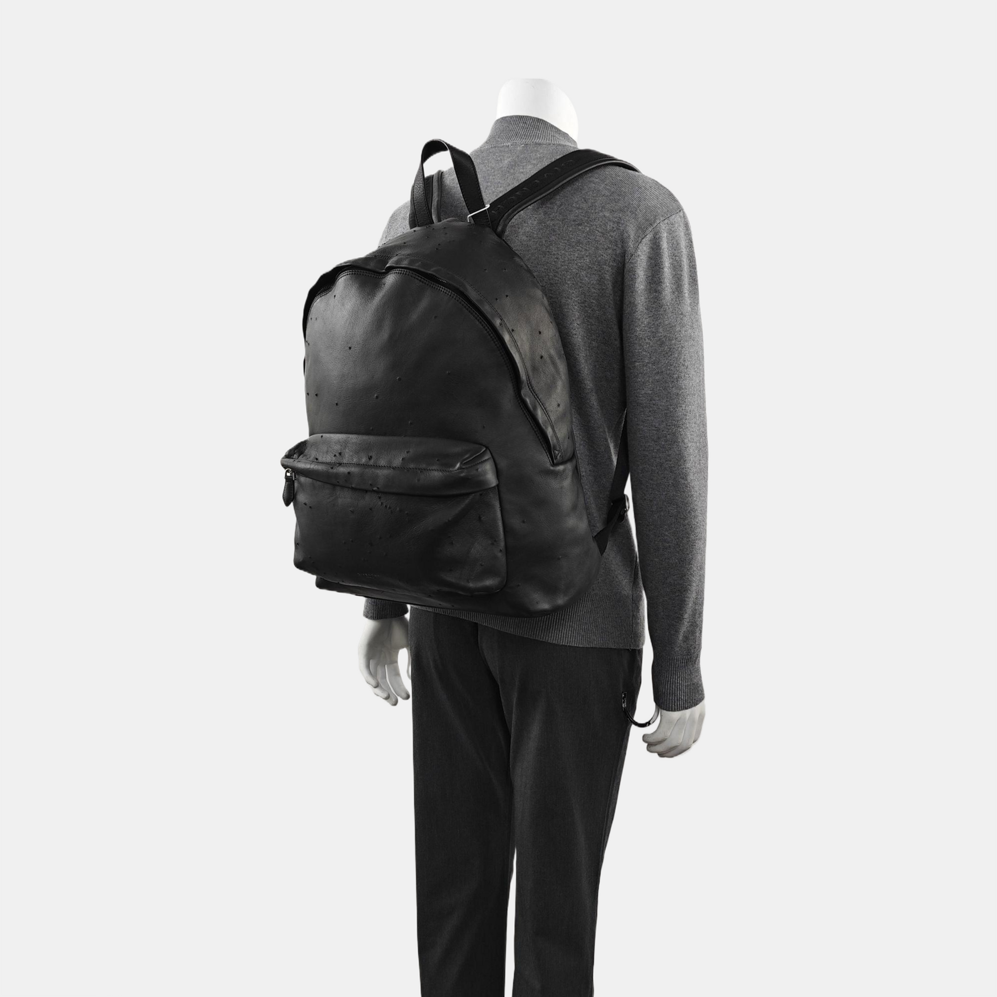 Calfskin Backpack Black
