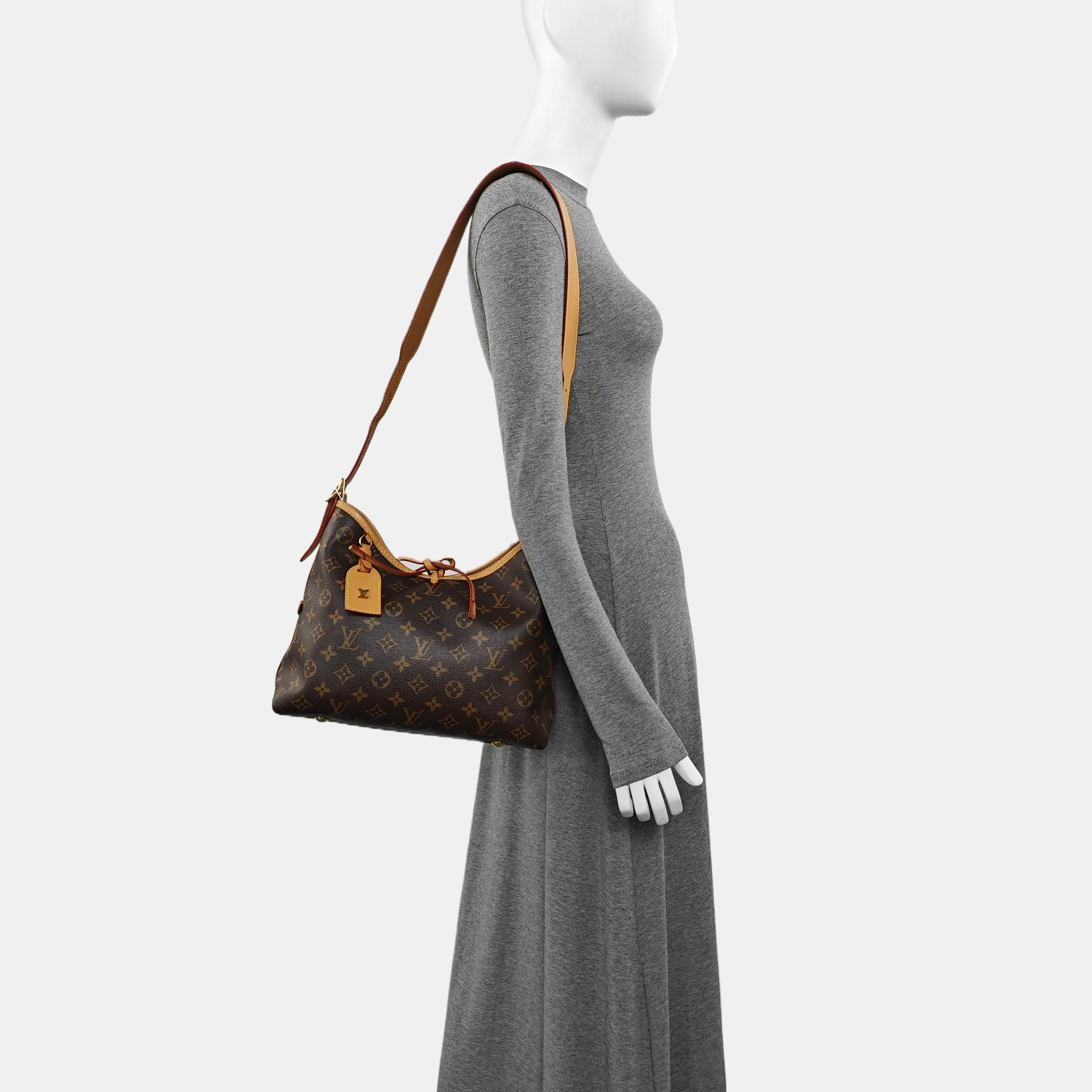 CARRYALL PM Monogram Coated Canvas Brown