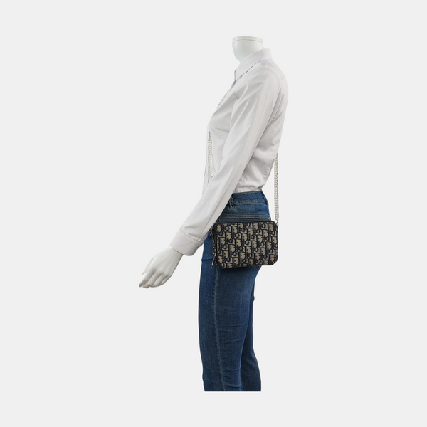 Safari Oblique Canvas Blue