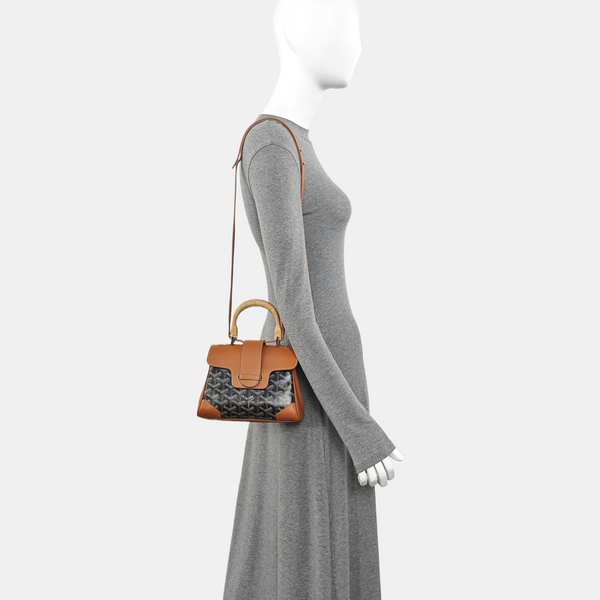 Saïgon Mini Coated Canvas Brown
