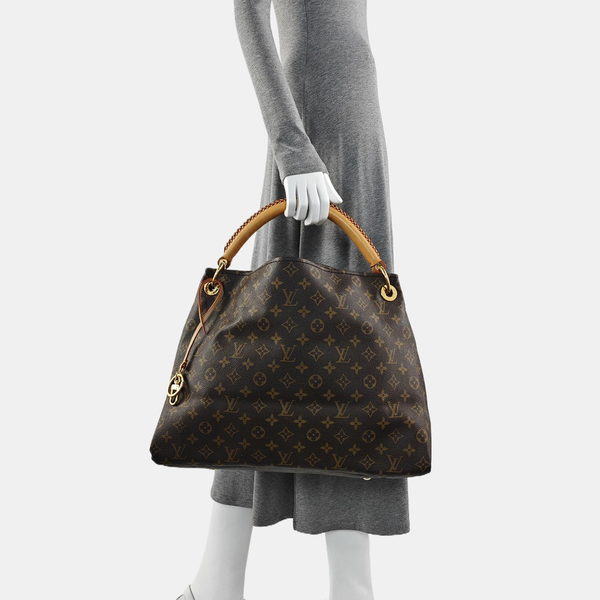 ARTSY MM Monogram Coated Canvas Brown