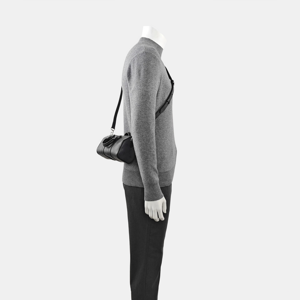 KEEPALL Mini Monogram Coated Canvas Black