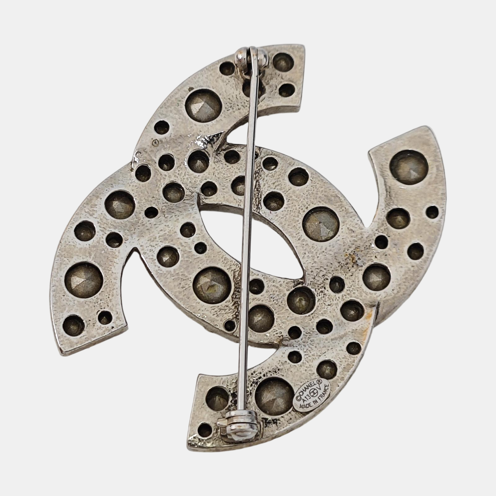 Metal Silver Brooch