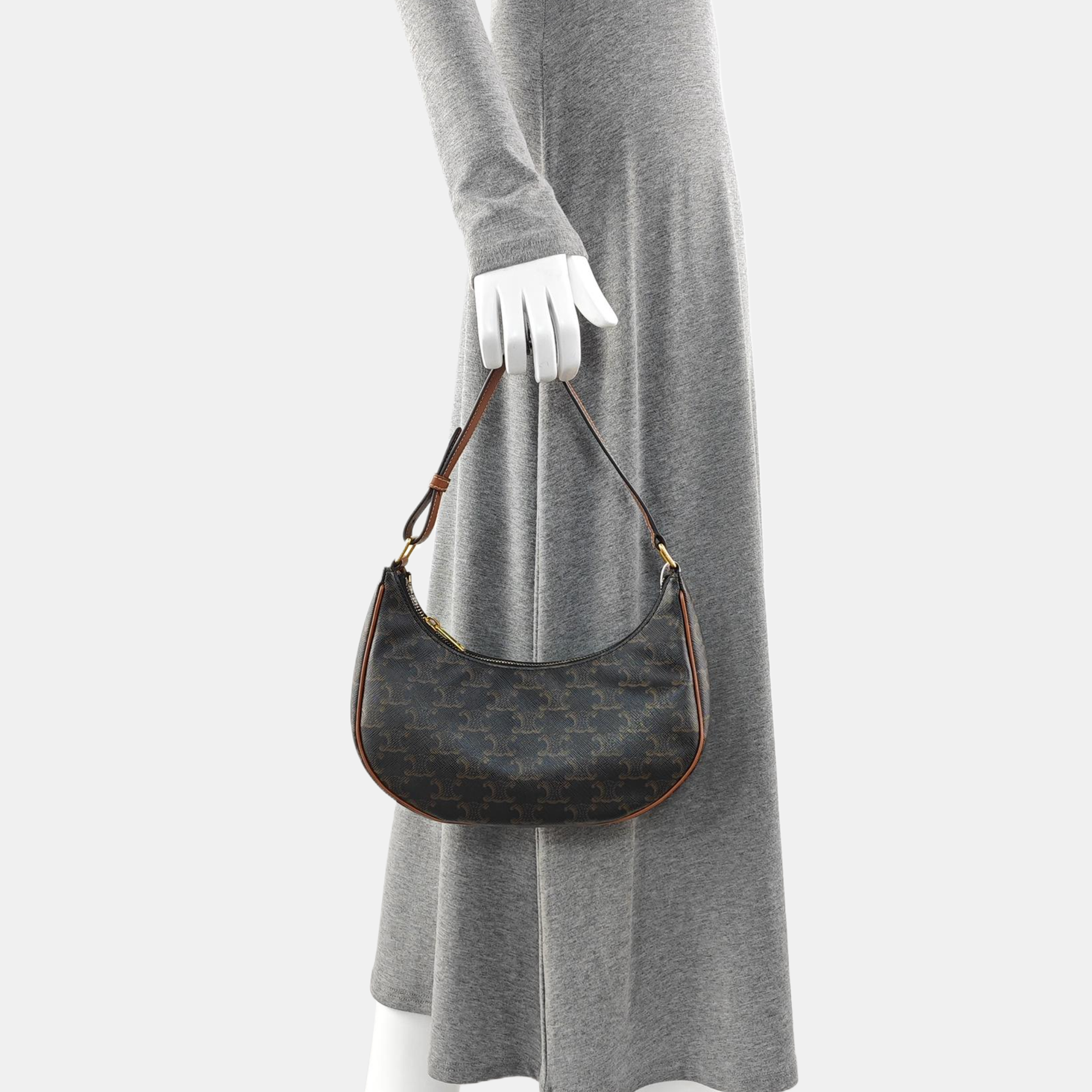 AVA Small Coated Canvas Brown