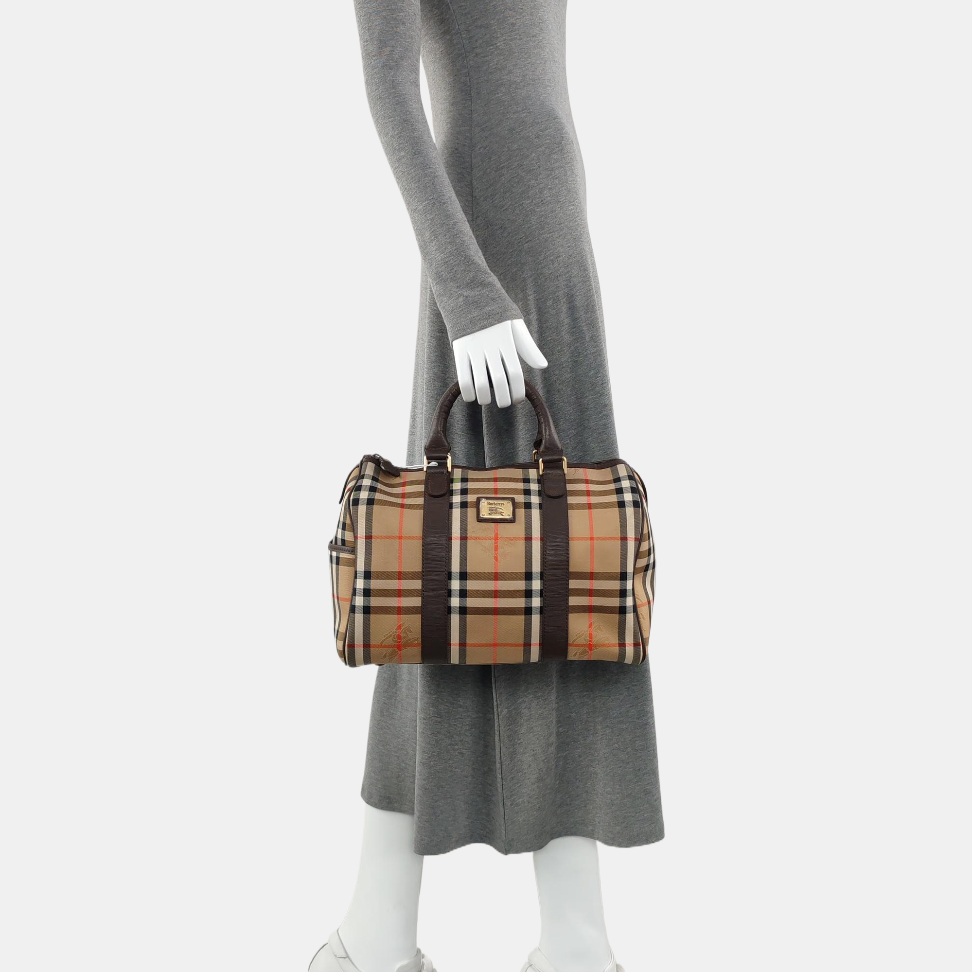 Canvas Top Handle Bag Beige