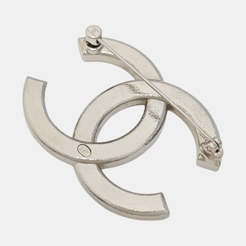 Metal Beige Brooch