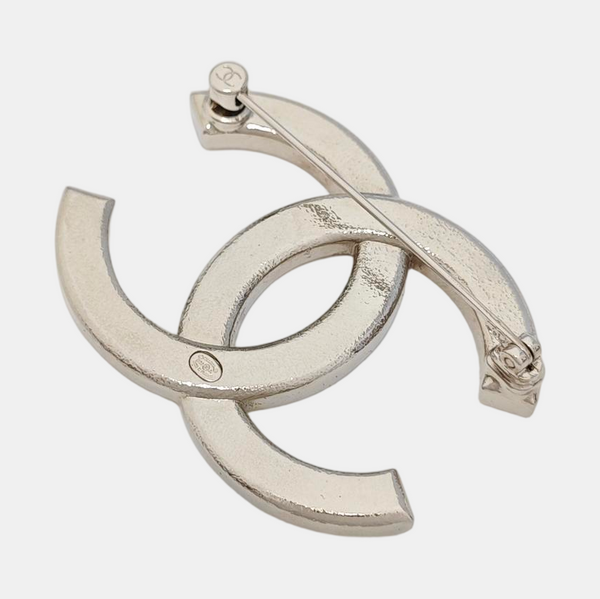 Metal Beige Brooch