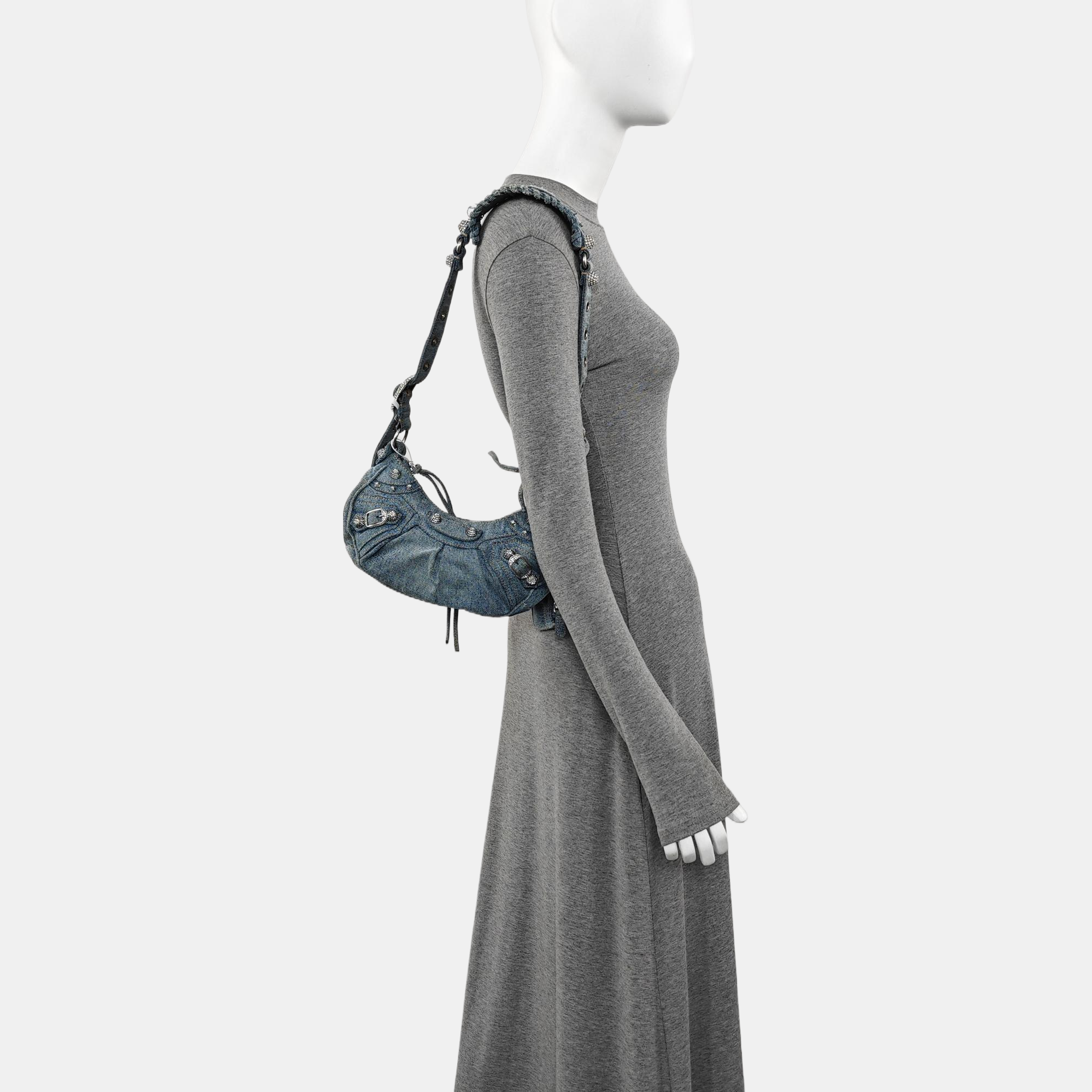 Le Cagole Mini Denim Blue
