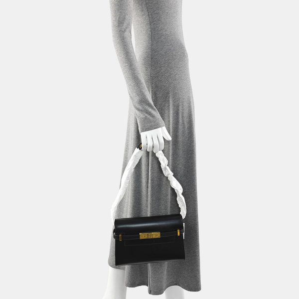 MANHATTAN Small Calfskin Black