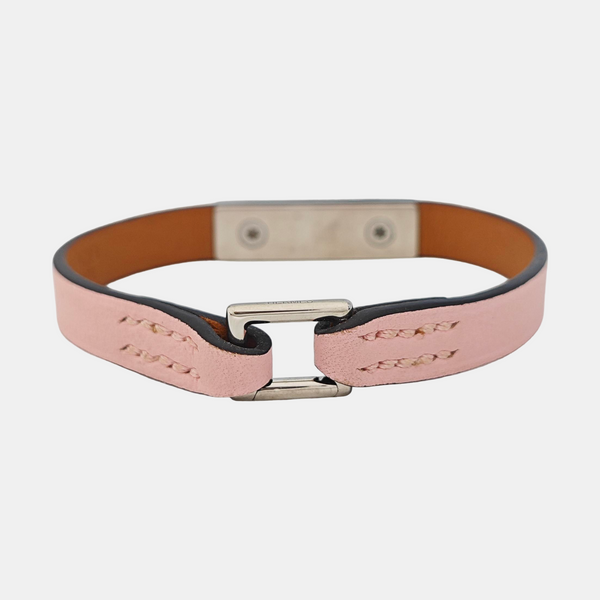 Micro Kelly Leather Pink Bracelet
