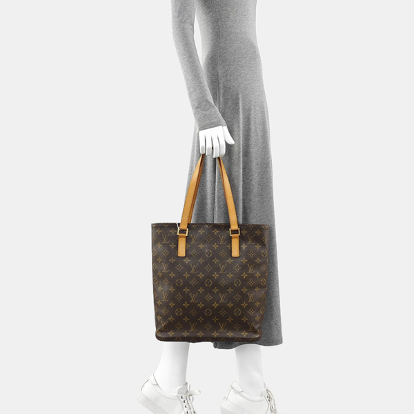 VINTAGE VAVIN GM Monogram Coated Canvas Brown
