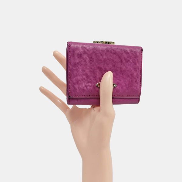 Leather Wallet Pink
