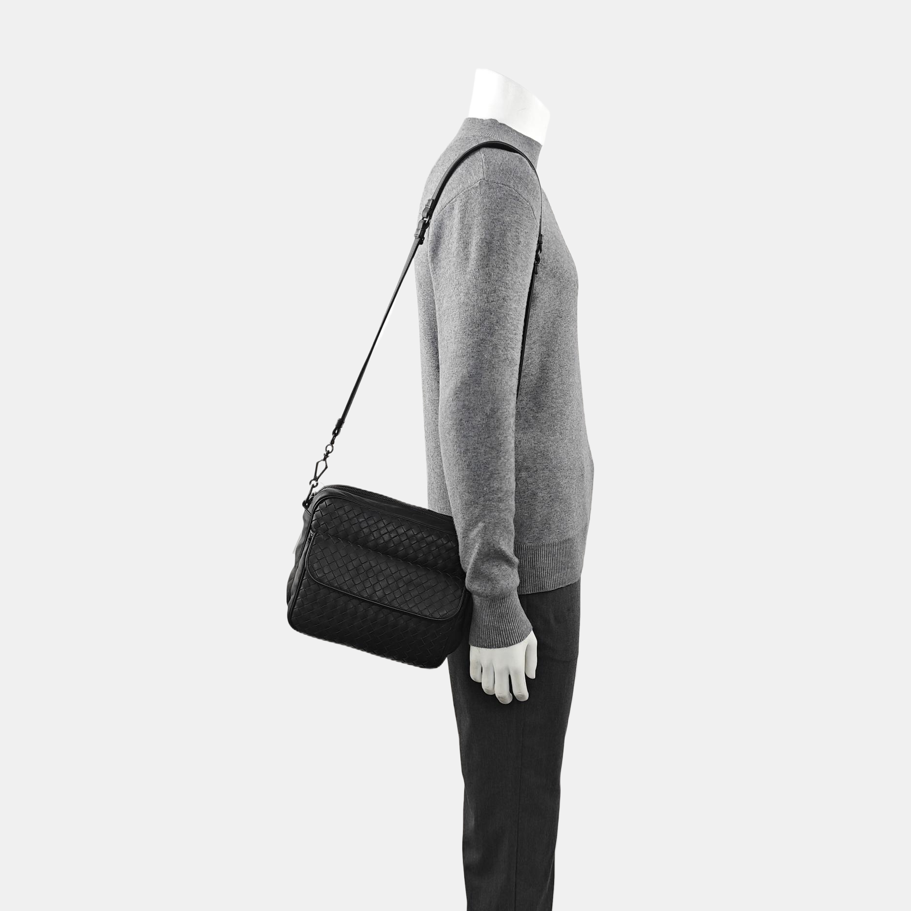 Lambskin Shoulder Bag Black