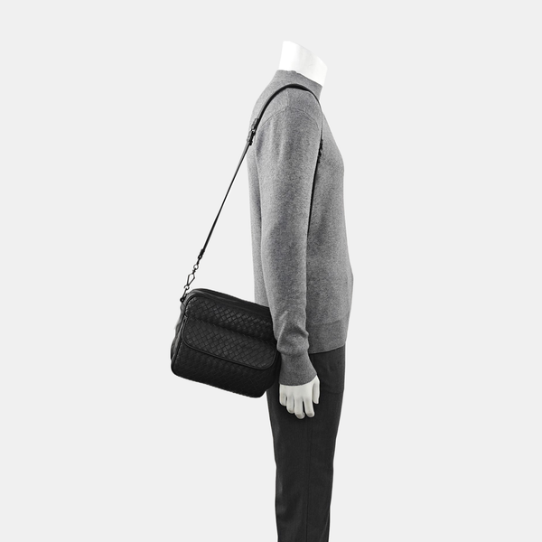 Lambskin Shoulder Bag Black