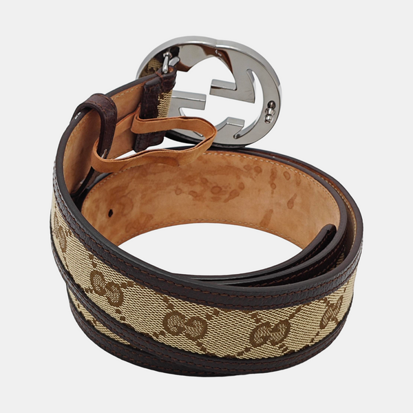 Fabric Belt Beige