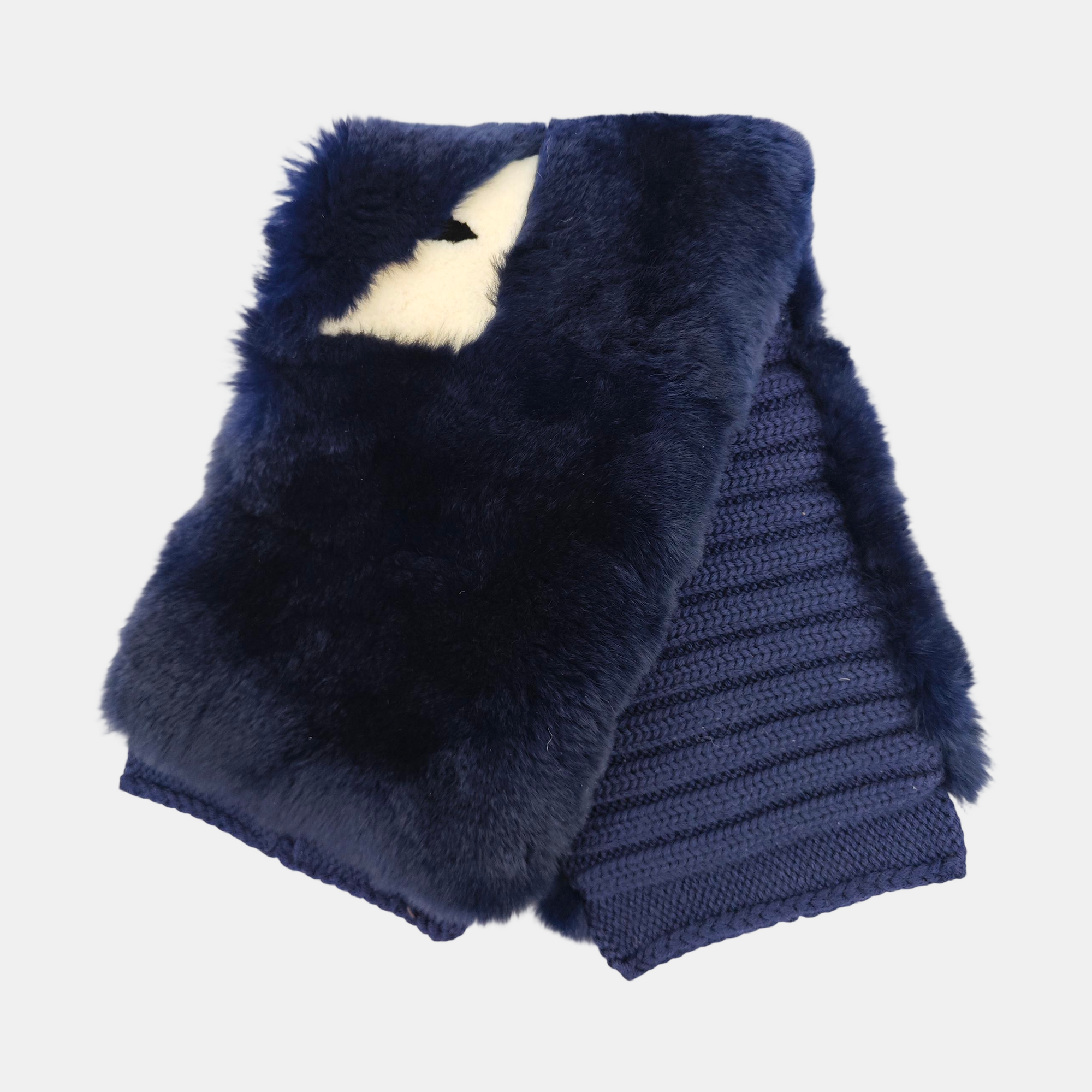 Wool Scarf Blue