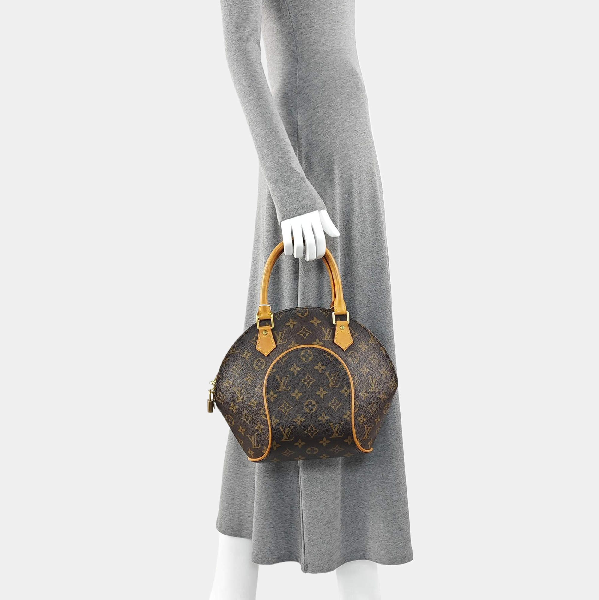 ELLIPSE Monogram Coated Canvas Brown