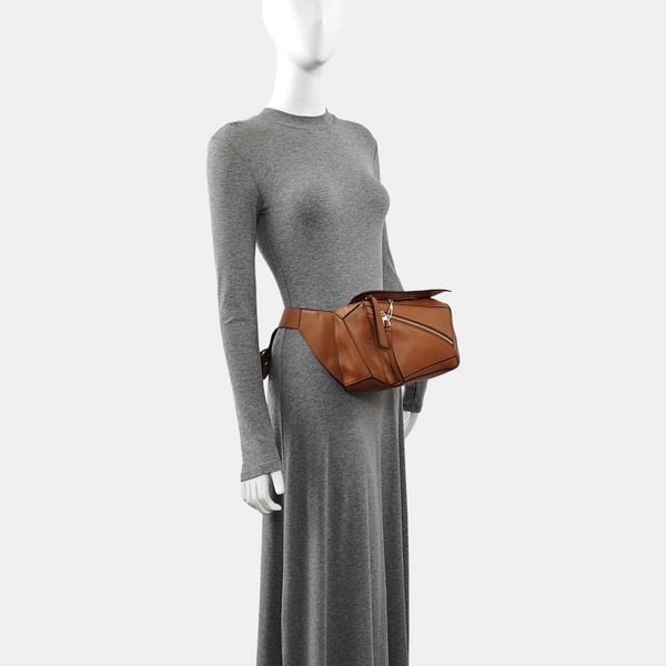 Puzzle Small Calfskin Brown