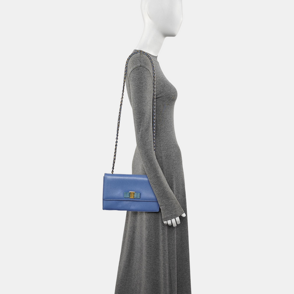 Ginny Calfskin Blue