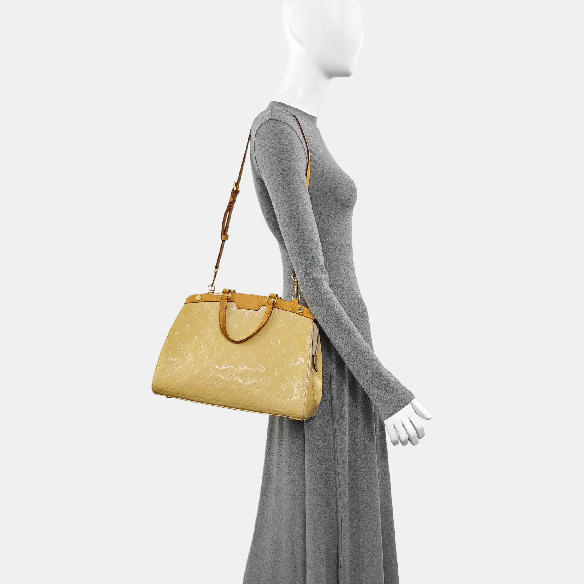 BREA Monogram Patent Leather Yellow