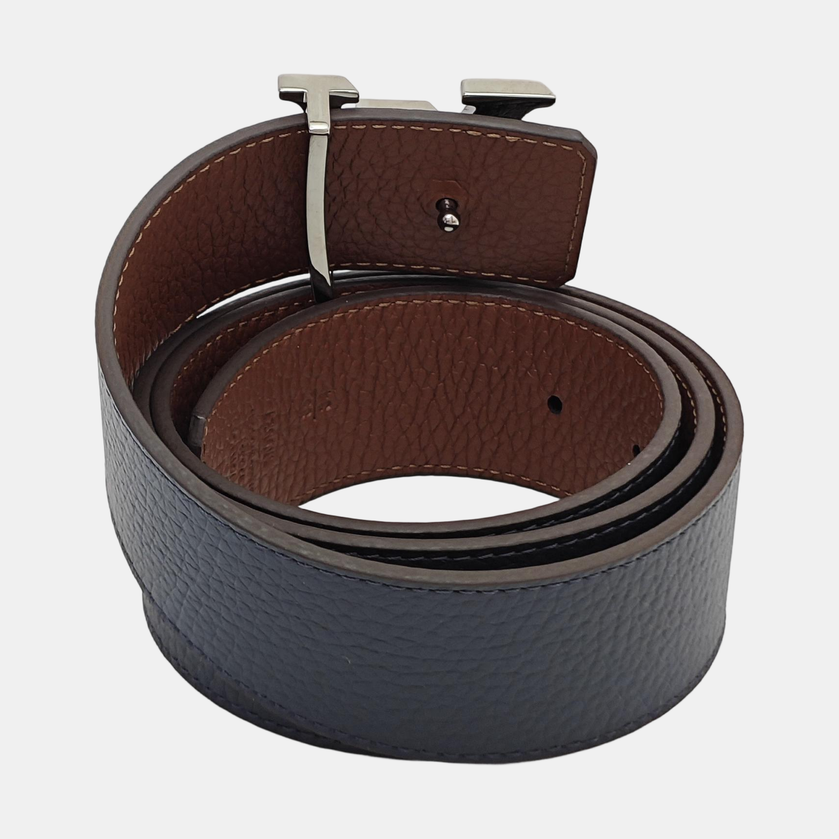 Leather Belt Blue