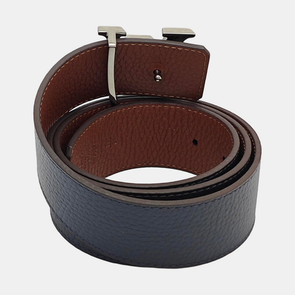 Leather Belt Blue