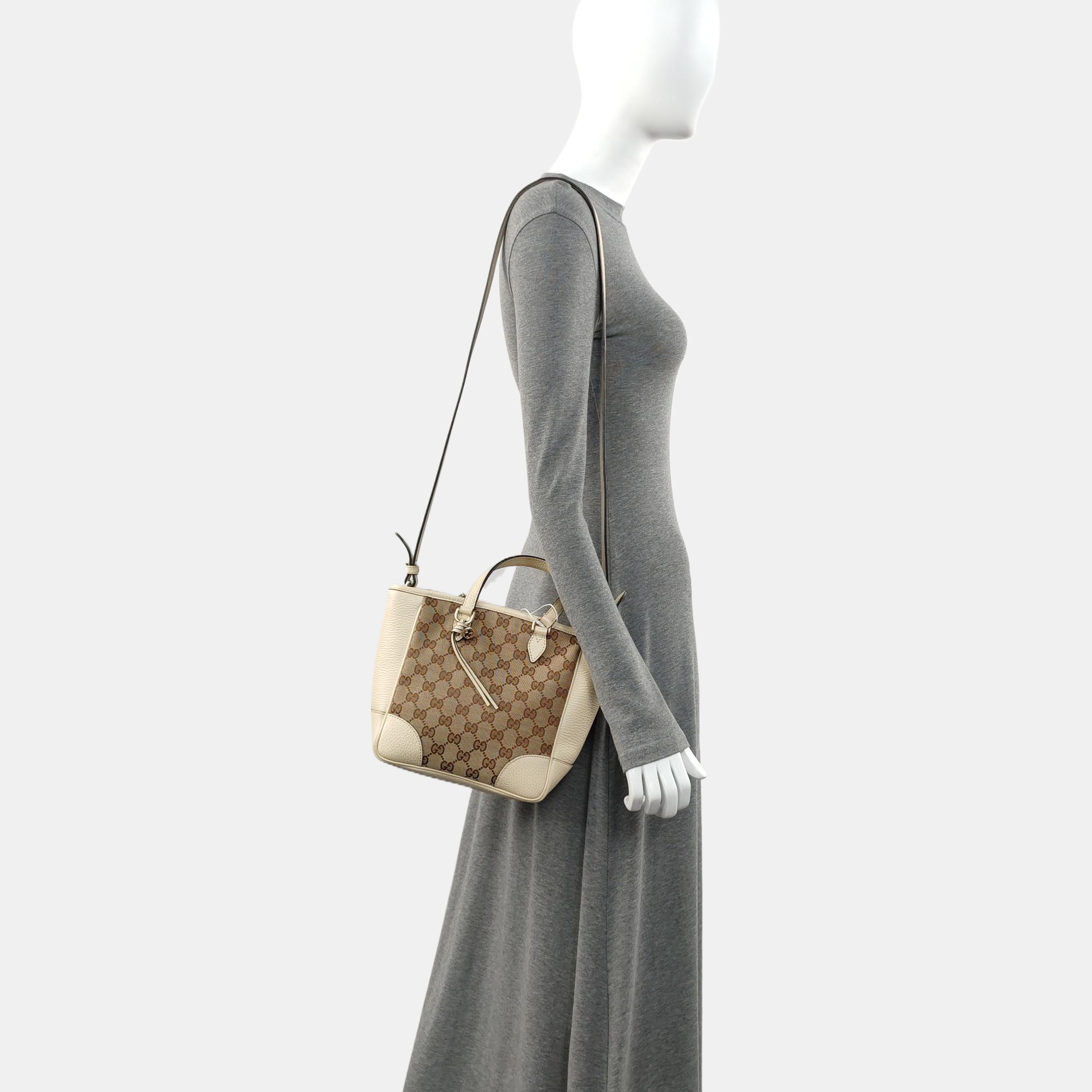 Authenticated pre-owned  Bree Monogram Canvas Brown - Tote Bag at Looply