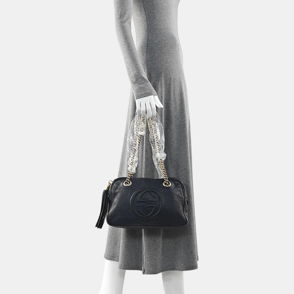 Soho Medium Calfskin Black