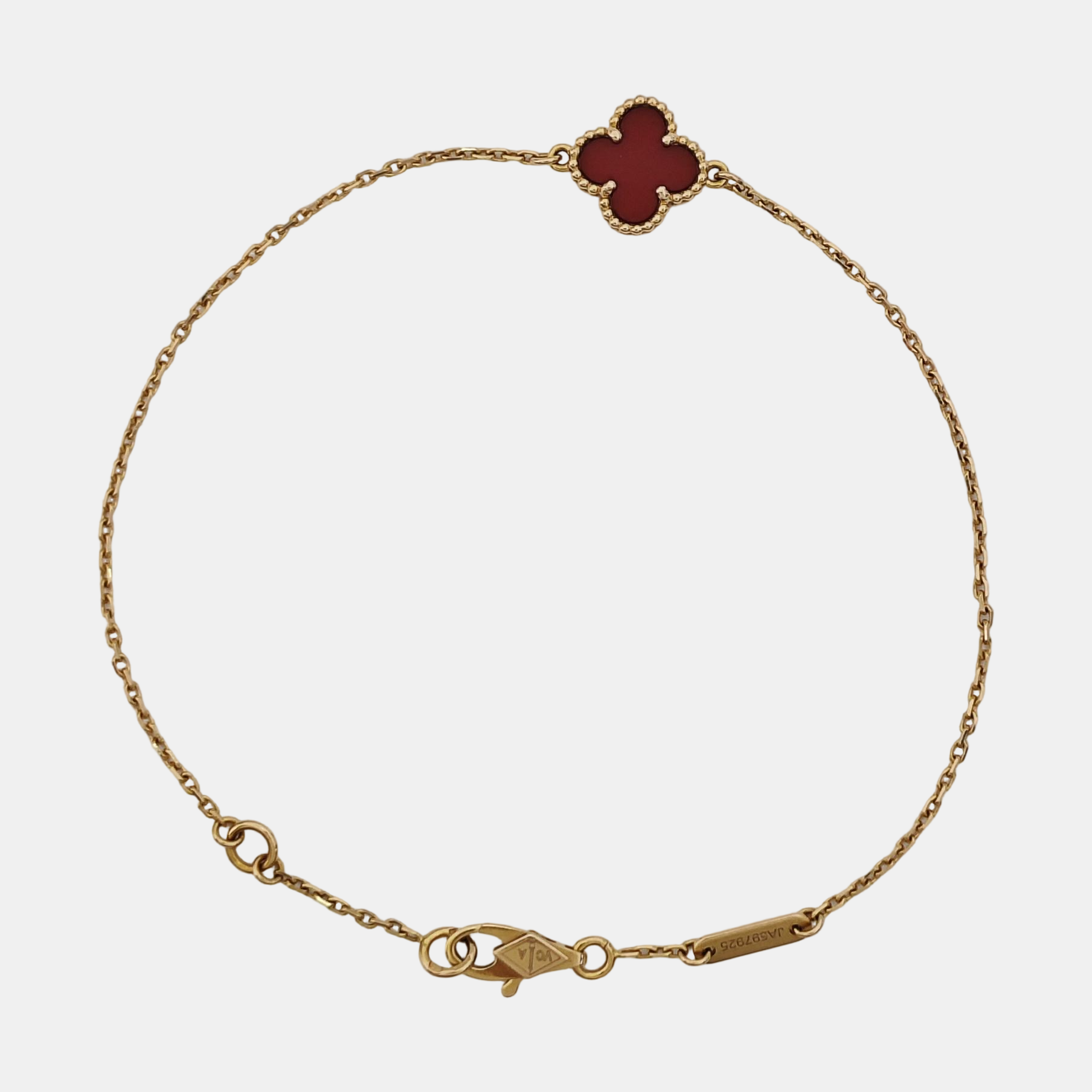 Sweet Alhambra 18k Rose Gold Bracelet