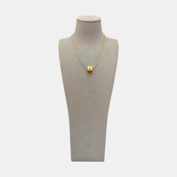 Cage D'h 925 Sterling Silver Gold Necklace