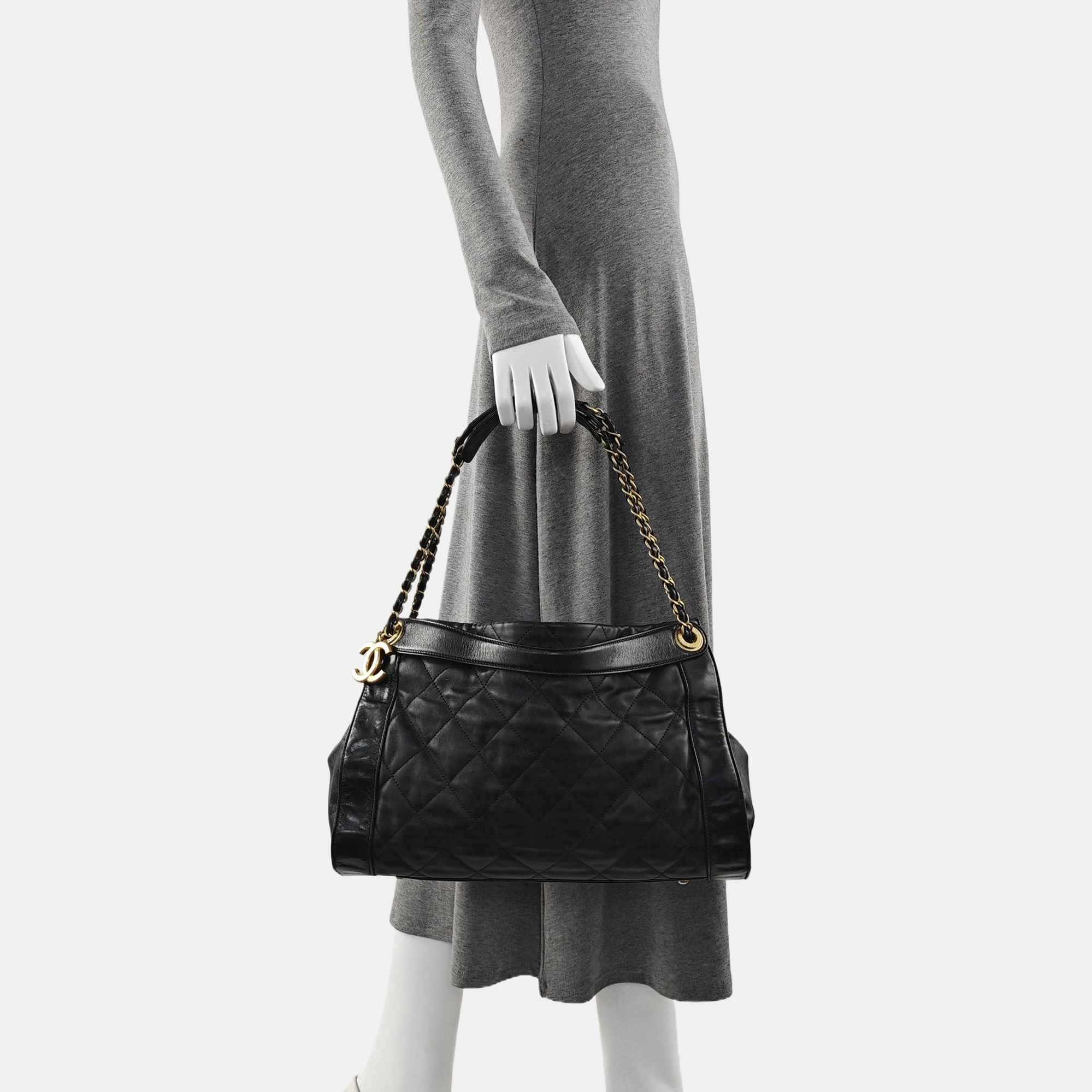 Quilted Calfskin Black