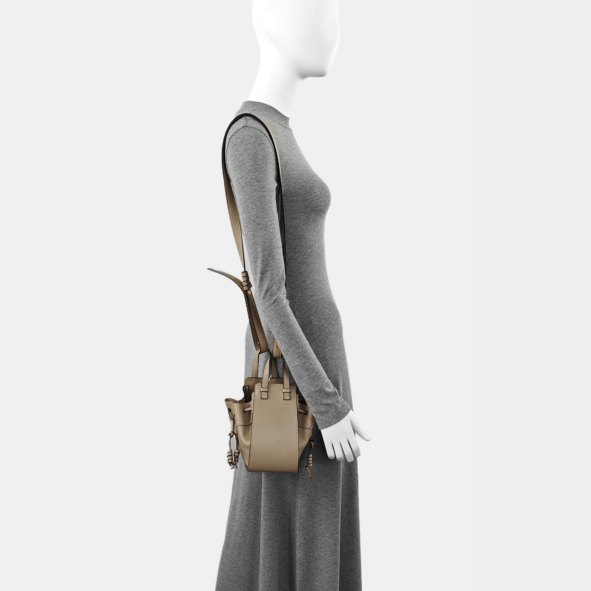 Authenticated pre-owned  Hammock Mini Calfskin Gray - Shoulder Bag at Looply