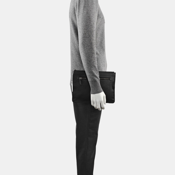 Calfskin Clutch Black