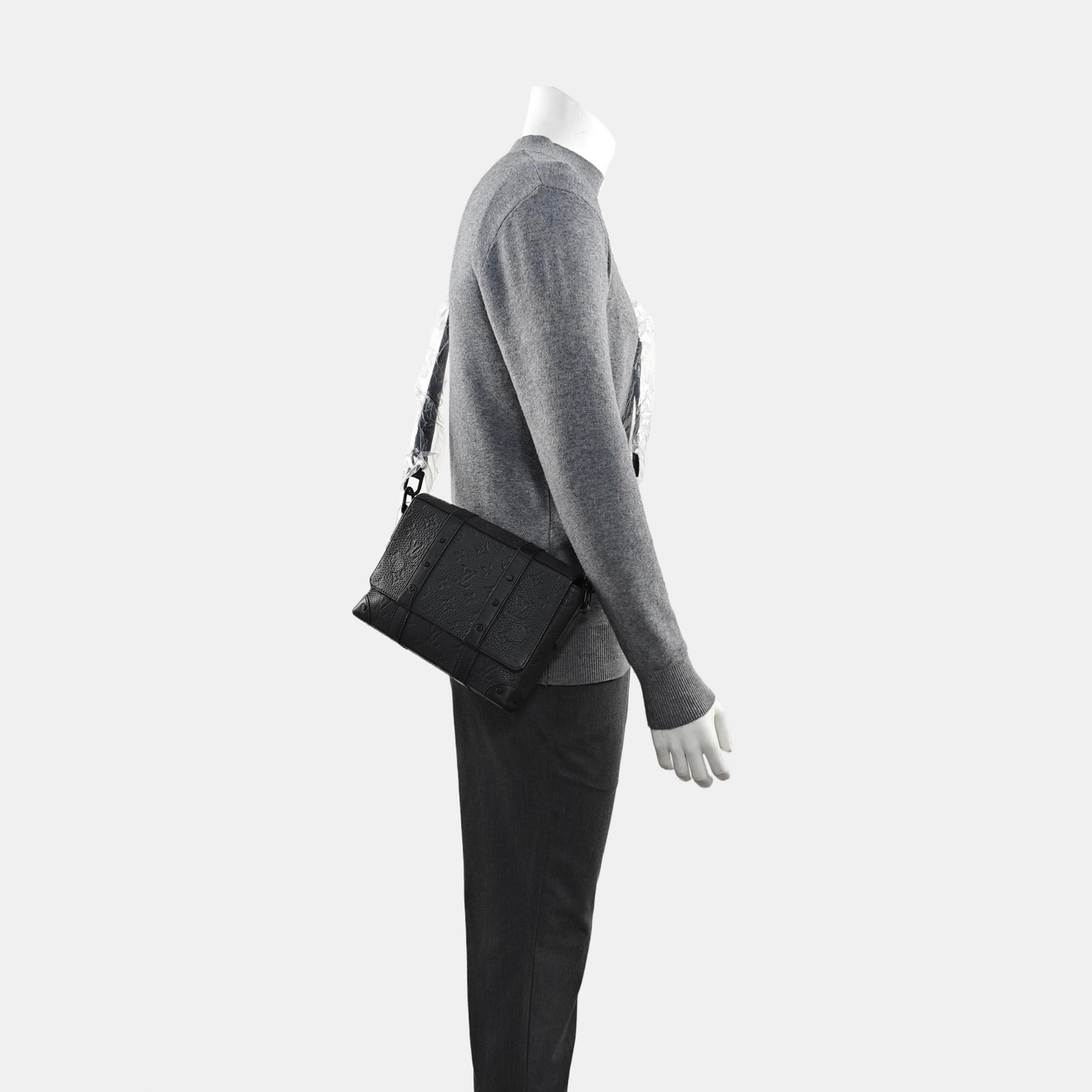 TRUNK PM Calfskin Black