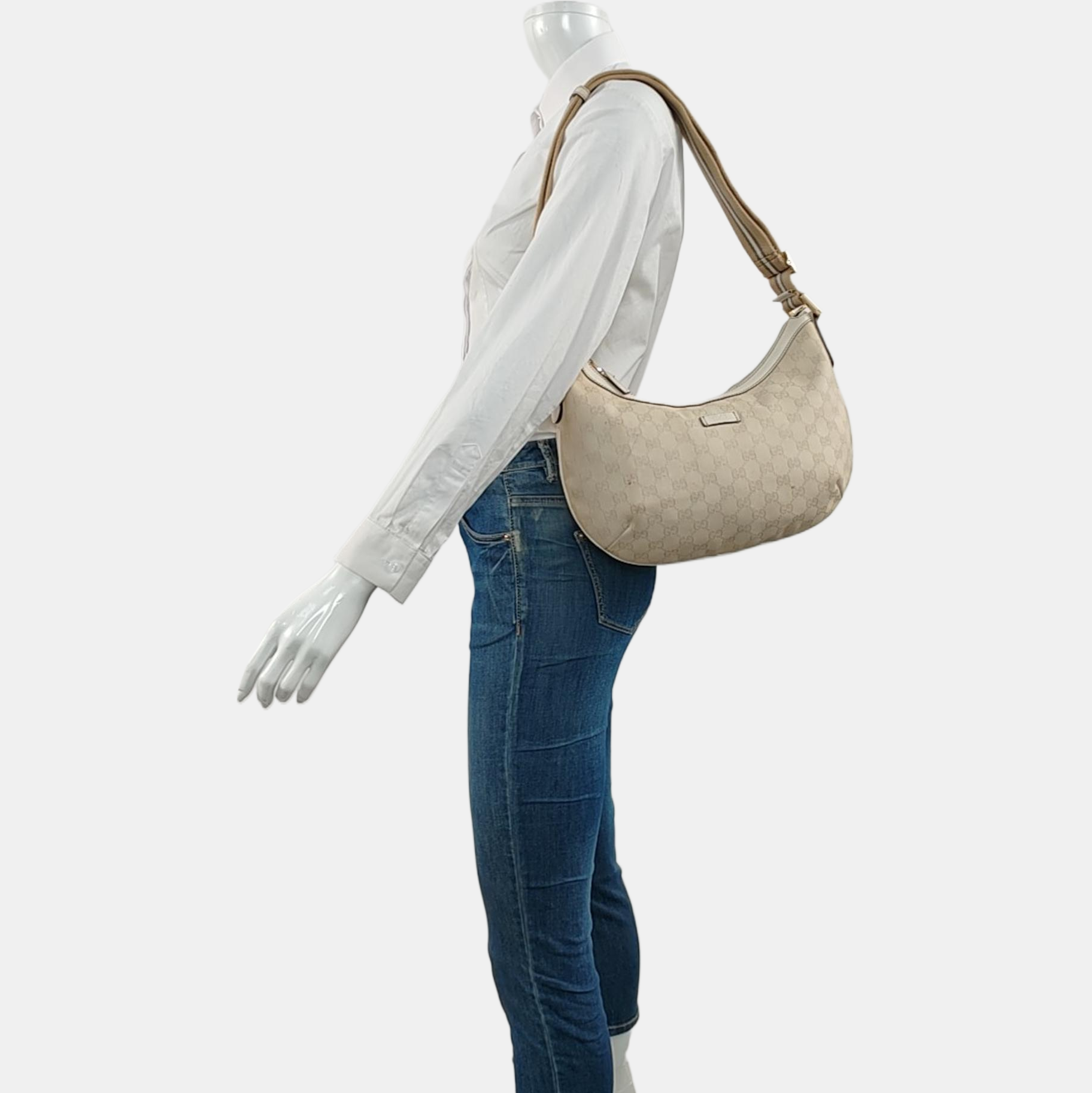 Monogram Coated Canvas Beige