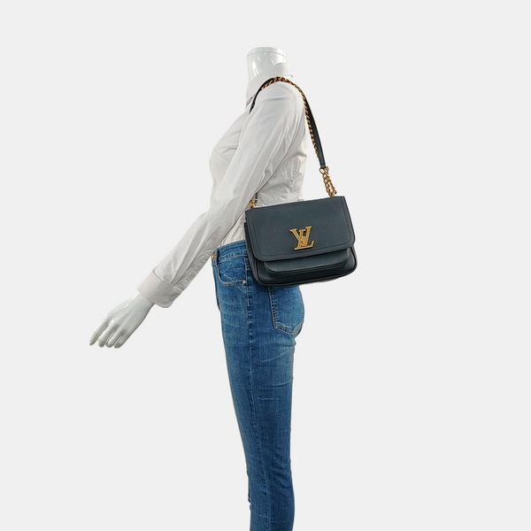 LOCKME TENDER PM Calfskin Black