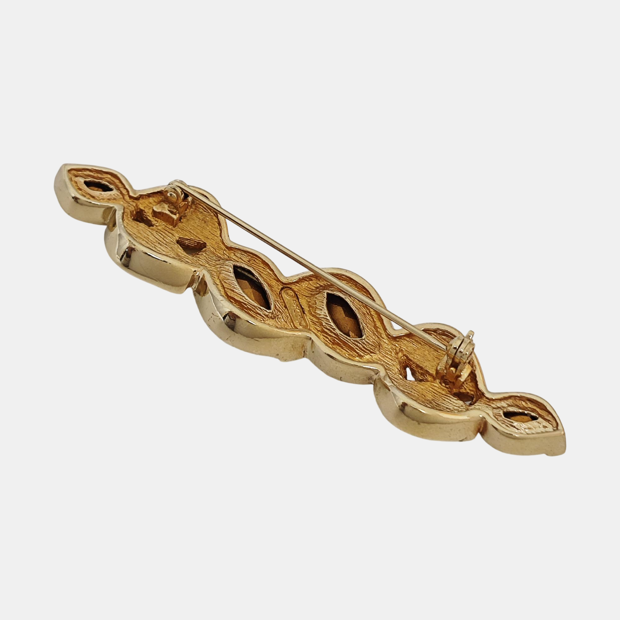 Metal Gold Brooch