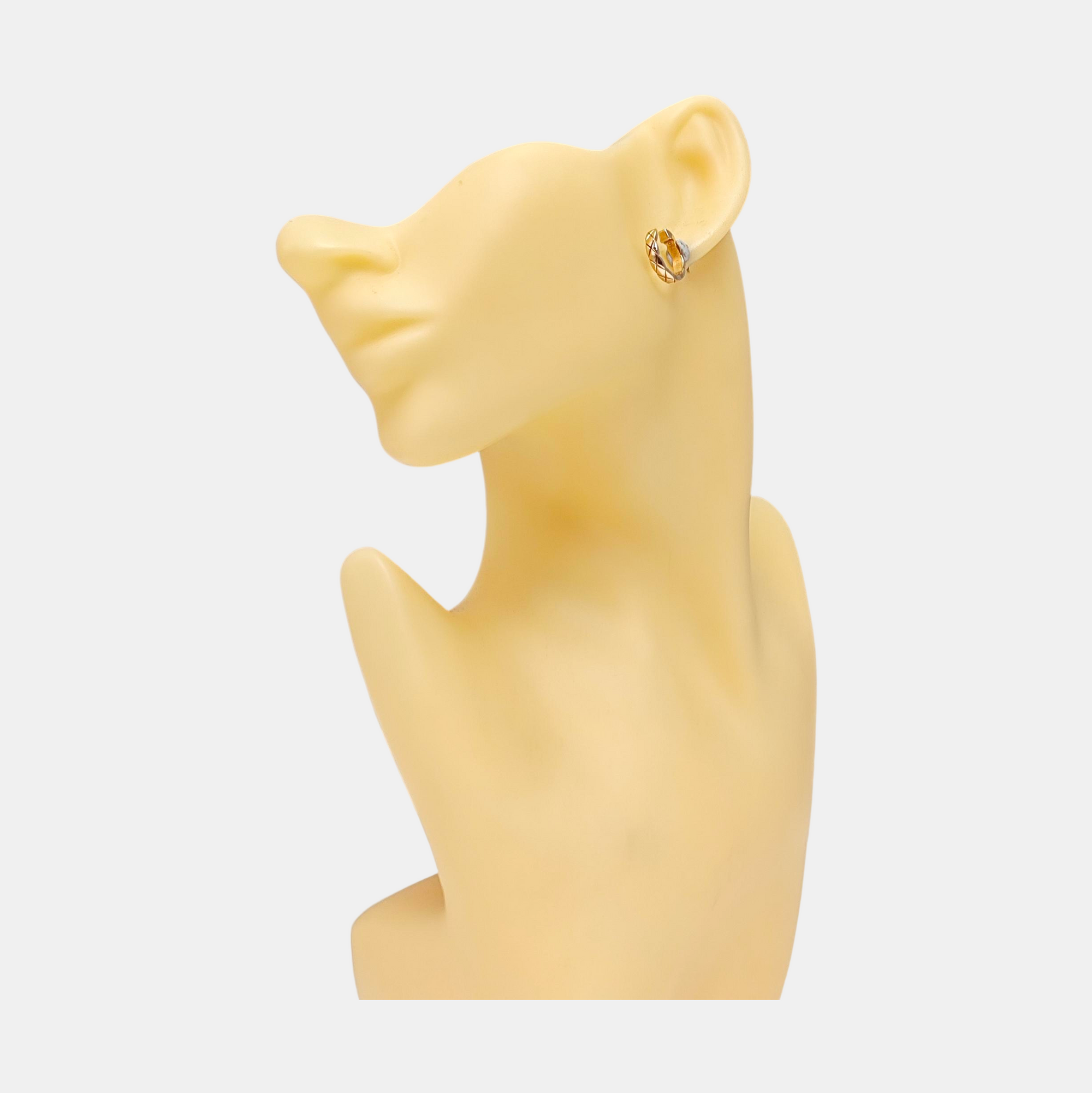 COCOCRUSH 18k Gold Multicolor Clip On Earrings